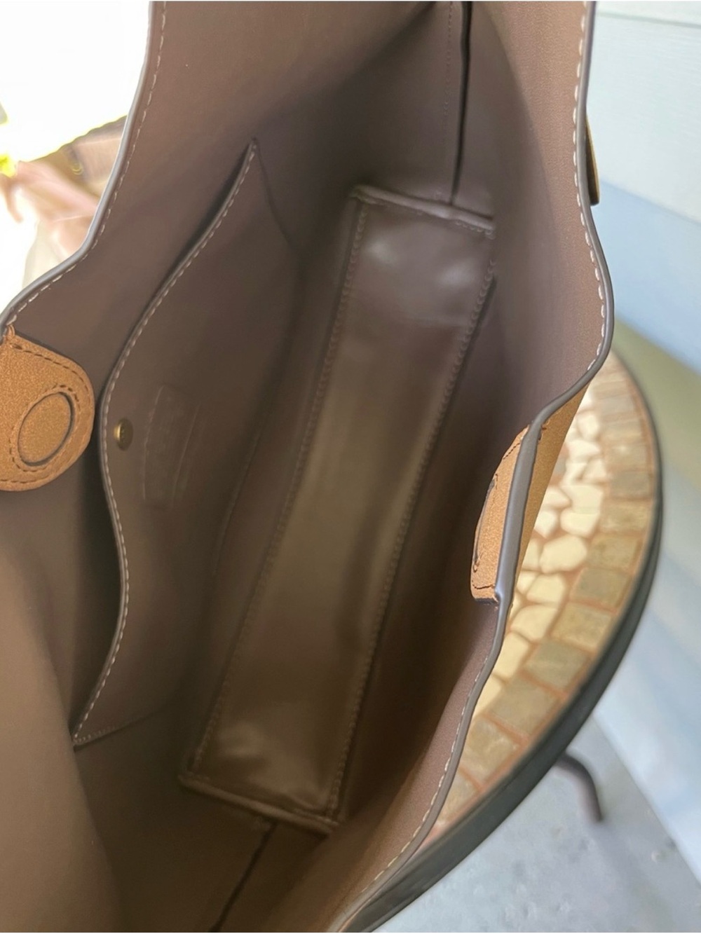 Coach Suede Brooklyn 28 shoulder bag - Picture 3 of 12